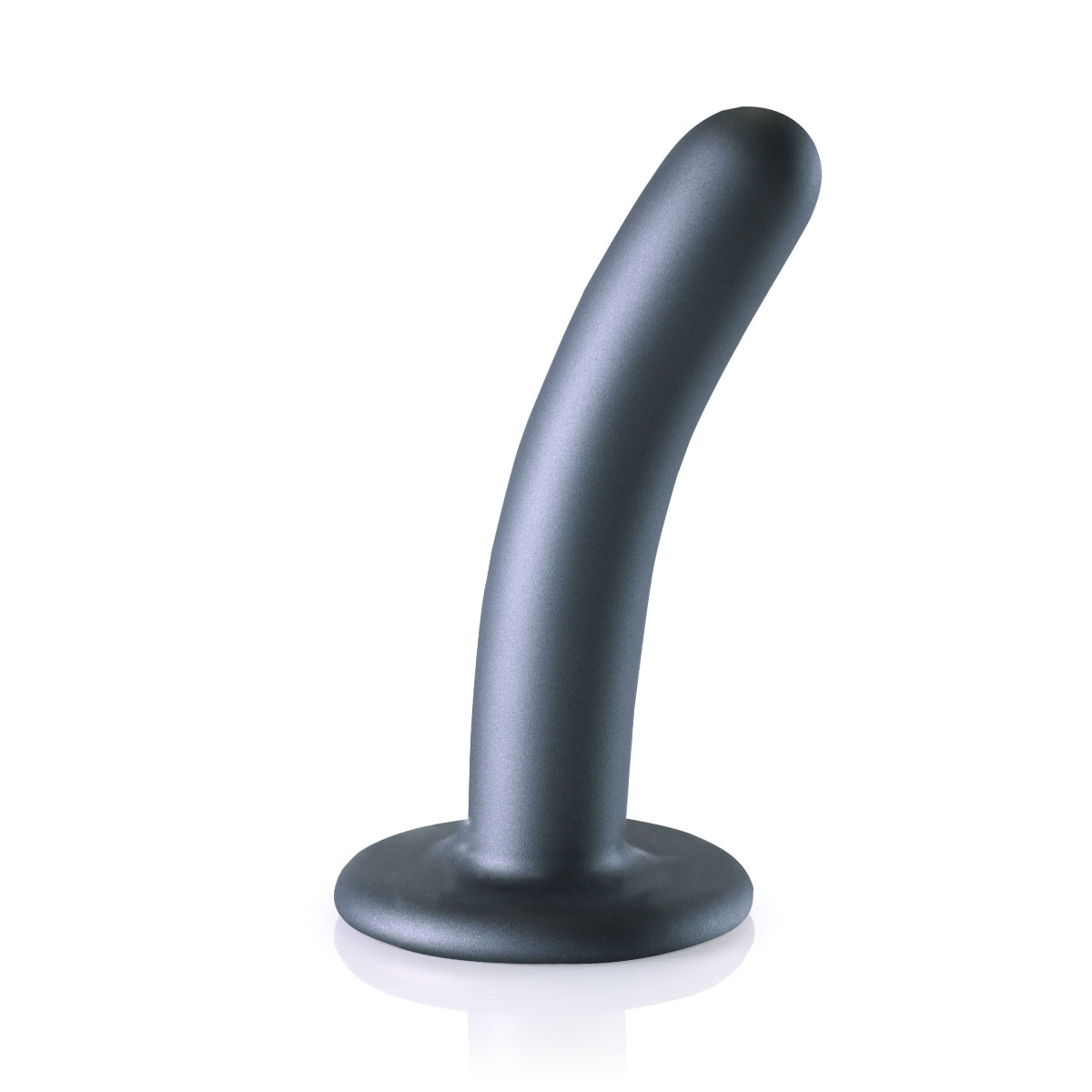  Ouch Smooth Silicone G Spot Dildo 5inch Metallic Grey    | Awaken My Sexuality