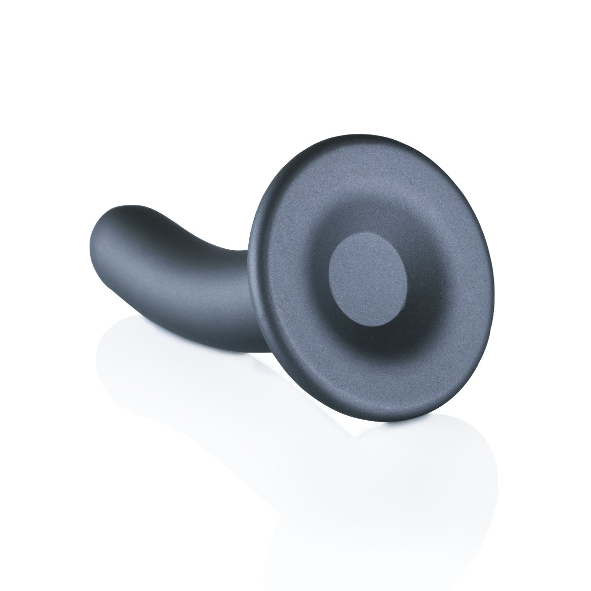  Ouch Smooth Silicone G Spot Dildo 5inch Metallic Grey    | Awaken My Sexuality