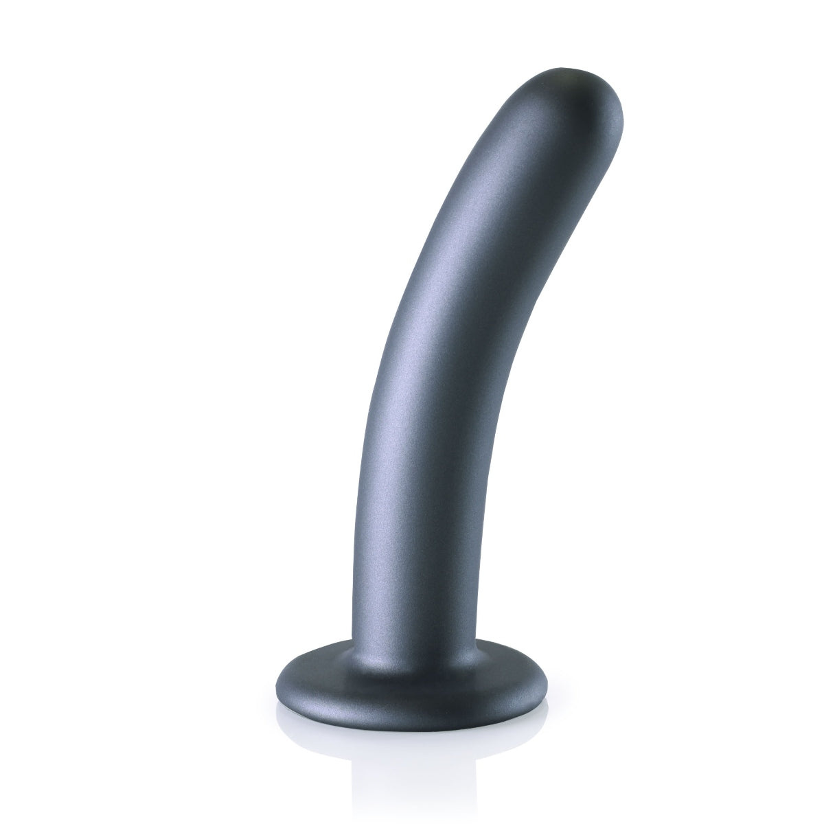  Ouch Smooth Silicone G Spot Dildo 6inch Metallic Grey    | Awaken My Sexuality