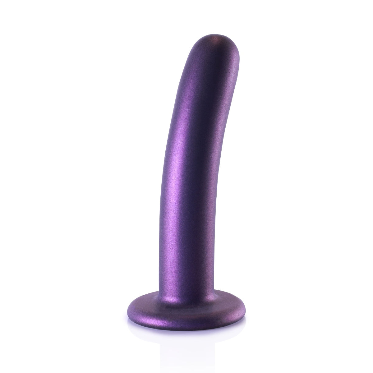  Ouch Smooth Silicone G Spot Dildo 6inch Metallic Purple    | Awaken My Sexuality