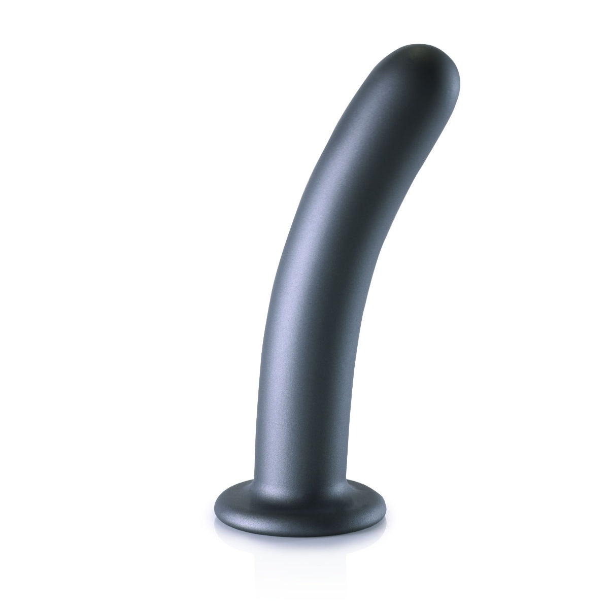  Ouch Smooth Silicone G Spot Dildo 7inch Metallic Grey    | Awaken My Sexuality