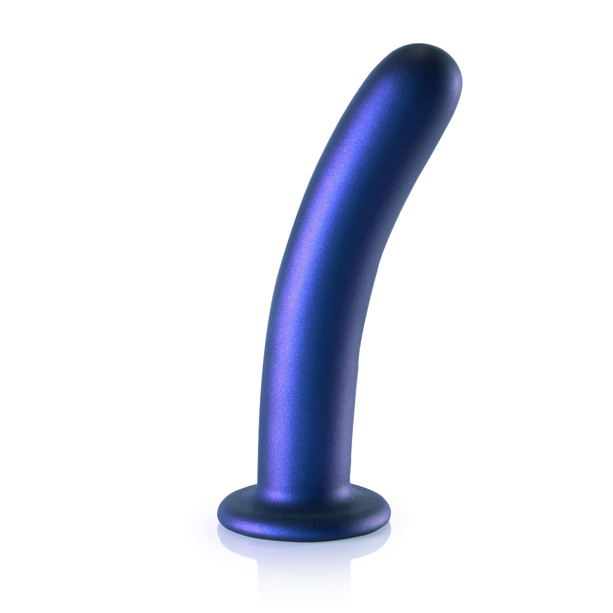  Ouch Smooth Silicone G Spot Dildo 7inch Metallic Blue    | Awaken My Sexuality