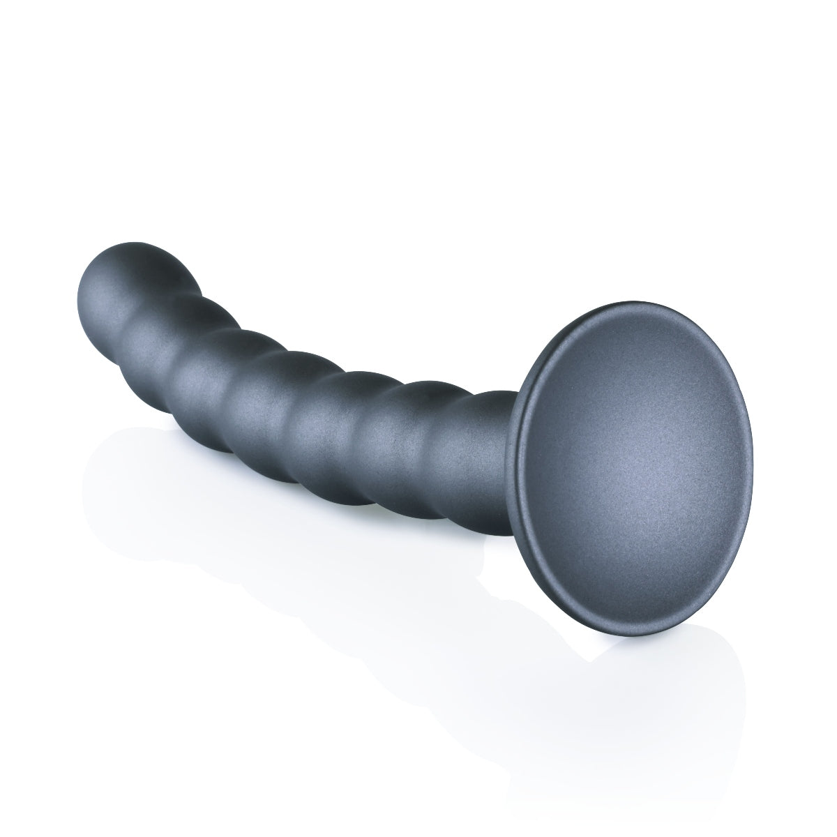  Ouch Beaded Silicone G Spot Dildo 6 5inch Metallic Grey    | Awaken My Sexuality