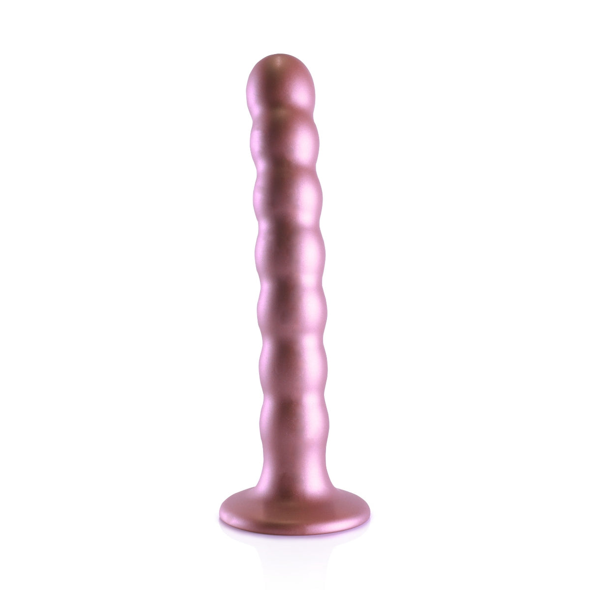 Suction Base Dildos Ouch | Beaded Silicone G-Spot Dildo - 6.5 Inch Pink    | Awaken My Sexuality