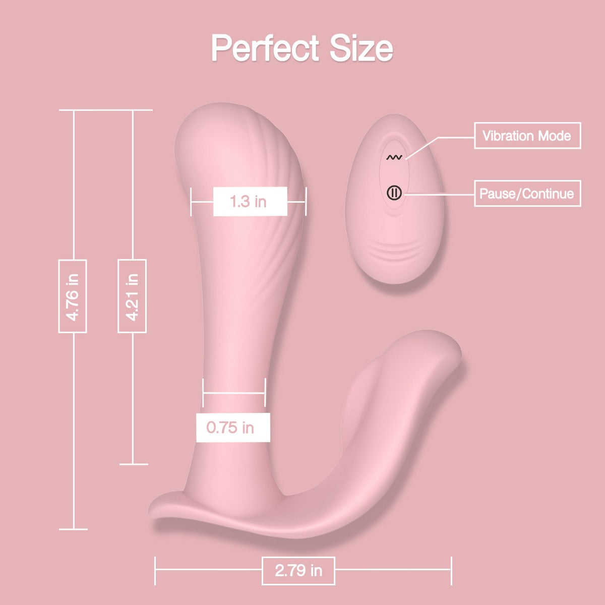 Vibrating Knickers Tracy's Dog | Wearable Panty Vibrator with Wireless Remote Pink    | Awaken My Sexuality