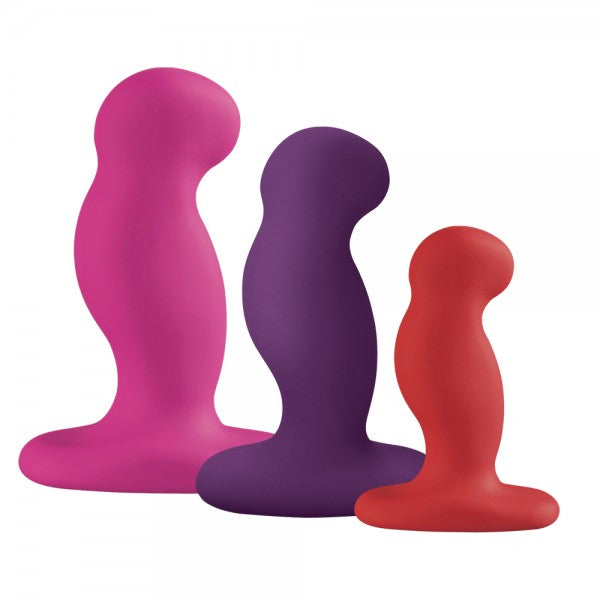 Vibrating Butt Plugs Nexus | G PLAY [+] TRIO Vibrator Pack S/M/L - Pink, Purple & Red    | Awaken My Sexuality