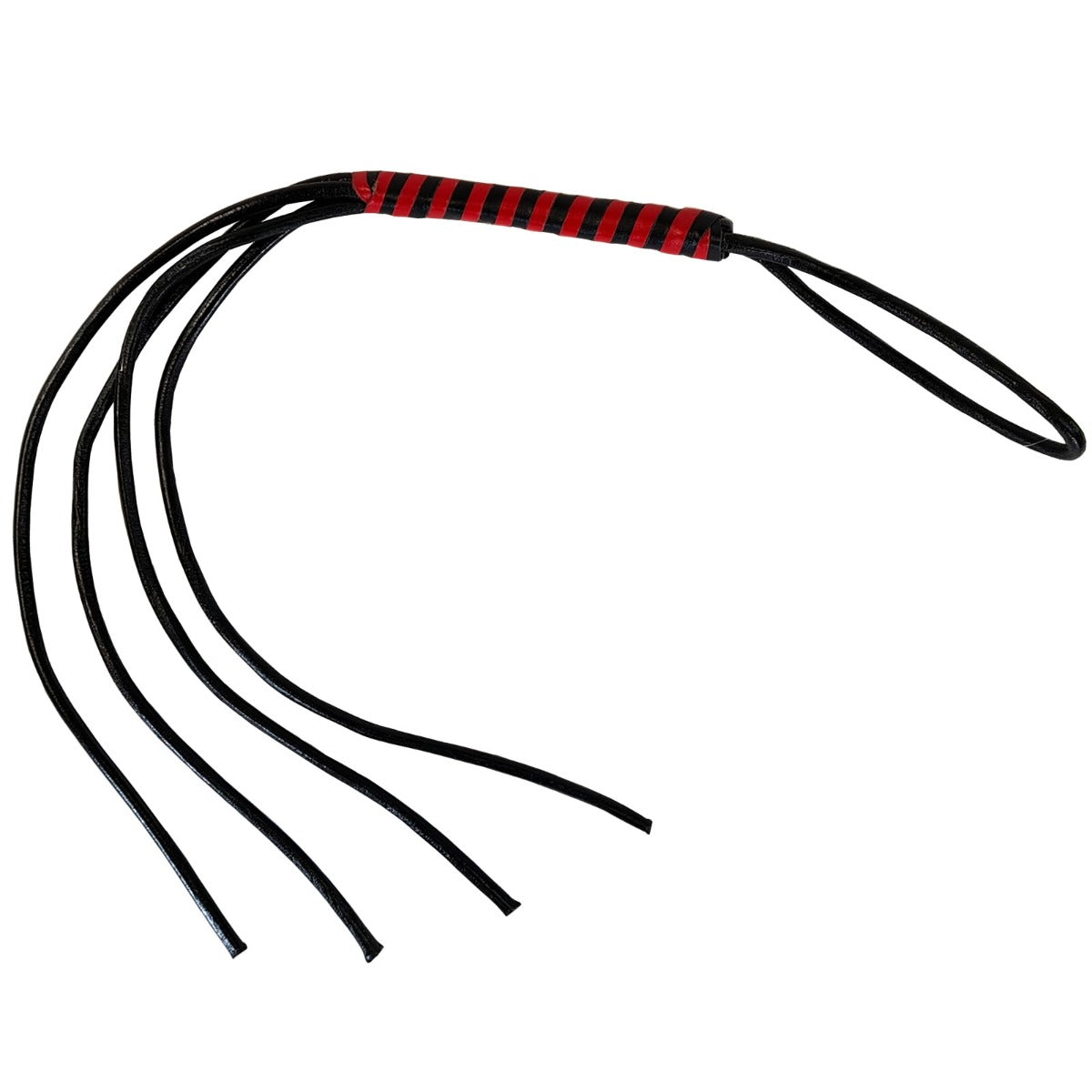 Prowler | RED Heavy Duty Flogger -Black & Red