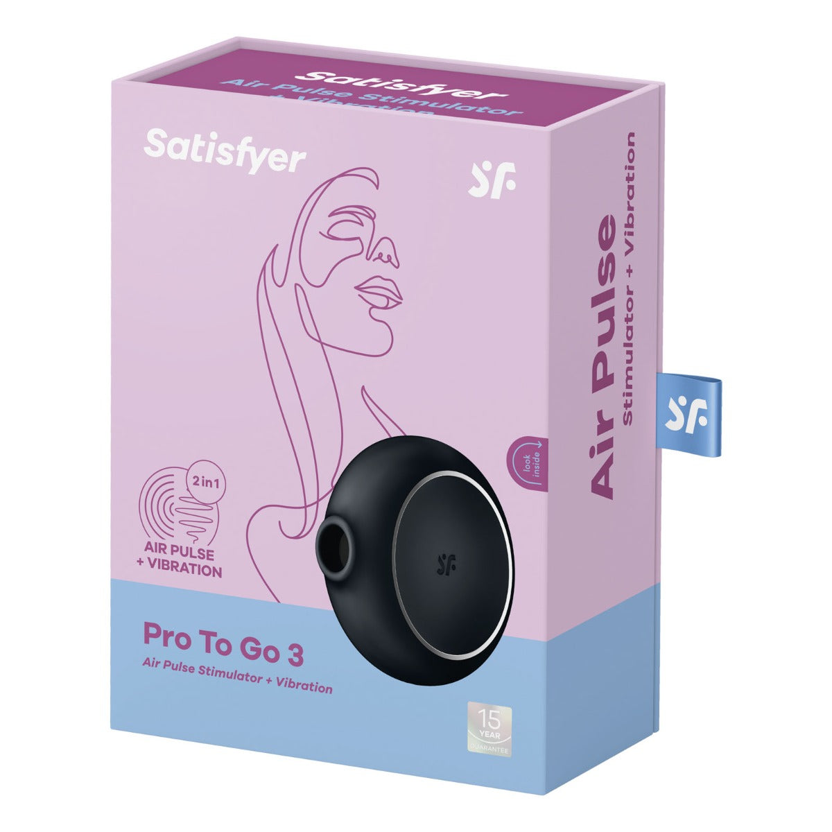 Satisfyer | Pro To Go 3 Air Pulse Vibrator - Black