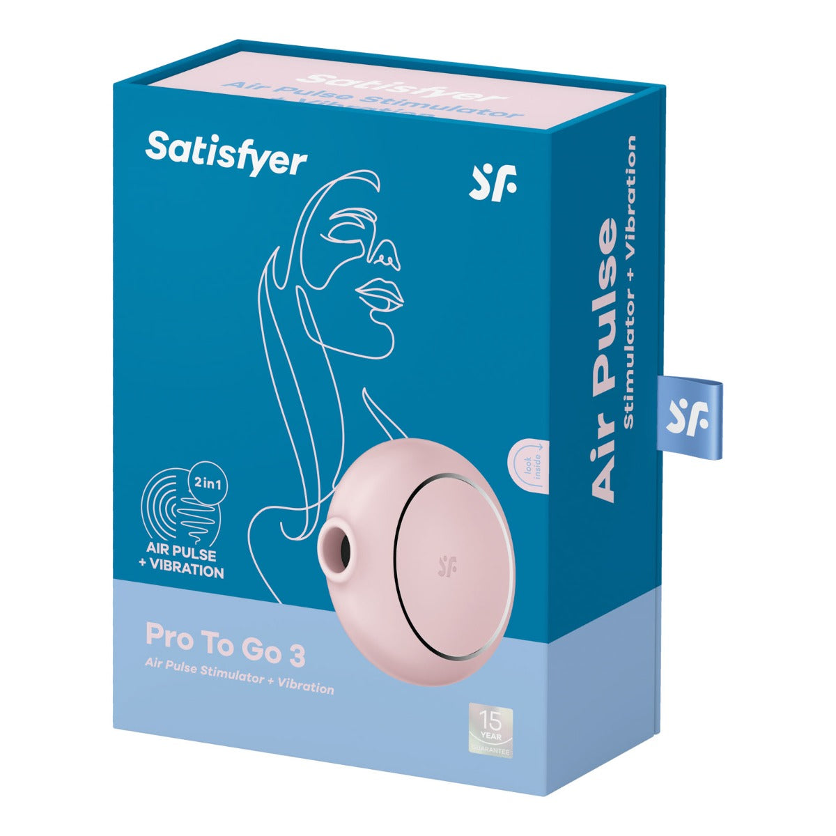 Satisfyer Pro To Go 3 Air Pulse Vibrator | Rose