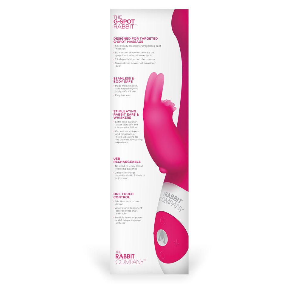 Rabbit Vibrator The Rabbit Company | The G-Spot Rabbit - Hot Pink    | Awaken My Sexuality