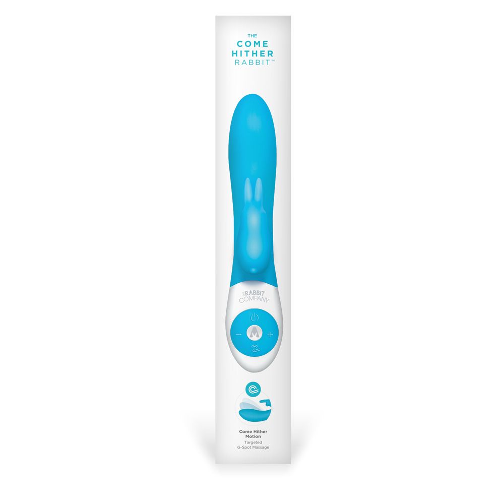 Rabbit Vibrator The Rabbit Company | The Come Hither Rabbit  - Blue    | Awaken My Sexuality