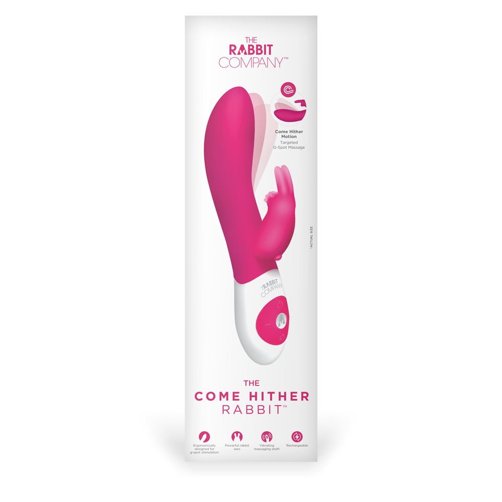 Rabbit Vibrator The Rabbit Company | The Come Hither Rabbit - Hot Pink    | Awaken My Sexuality