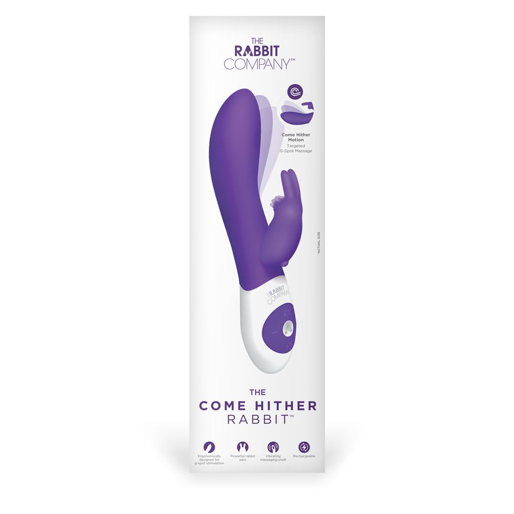 Rabbit Vibrator The Rabbit Company | The Come Hither Rabbit - Purple    | Awaken My Sexuality