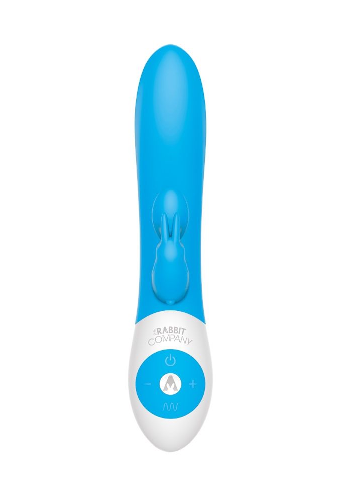 Rabbit Vibrator The Rabbit Company | Kissing Rabbit - Blue    | Awaken My Sexuality