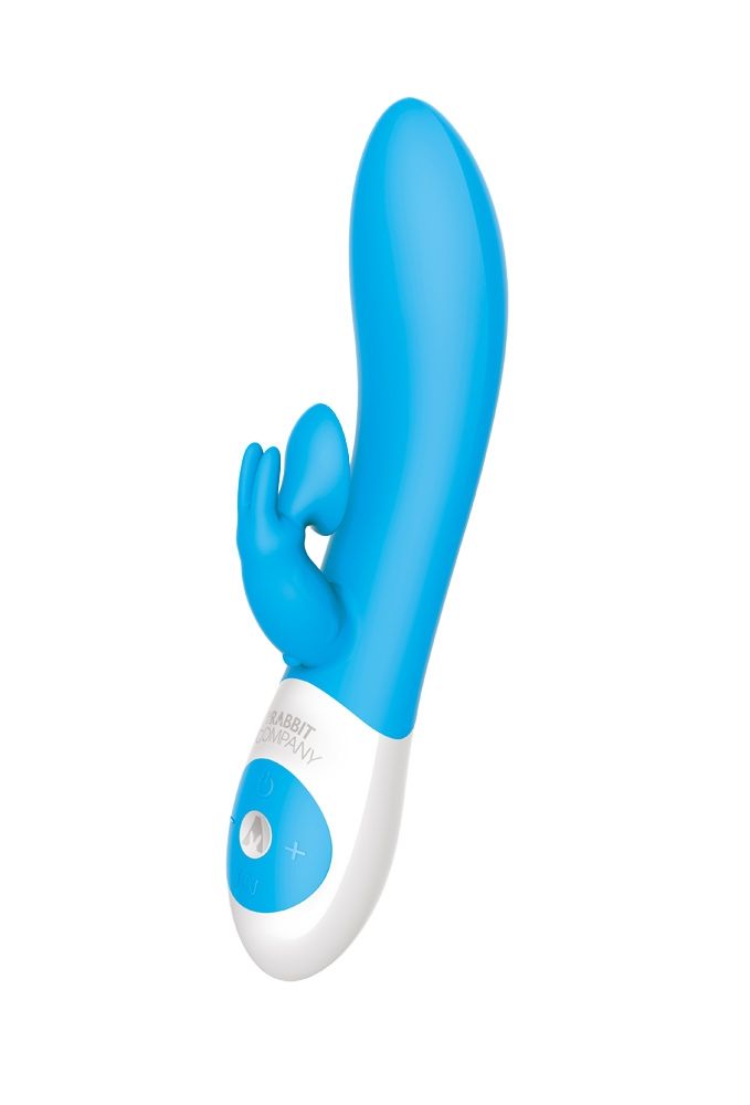 Rabbit Vibrator The Rabbit Company | Kissing Rabbit - Blue    | Awaken My Sexuality