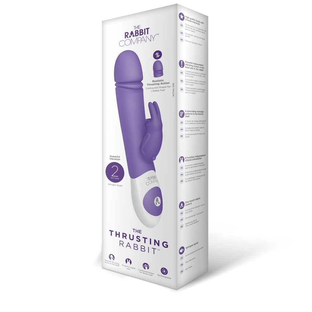 Rabbit Vibrator The Rabbit Company | Thrusting Rabbit - Purple    | Awaken My Sexuality