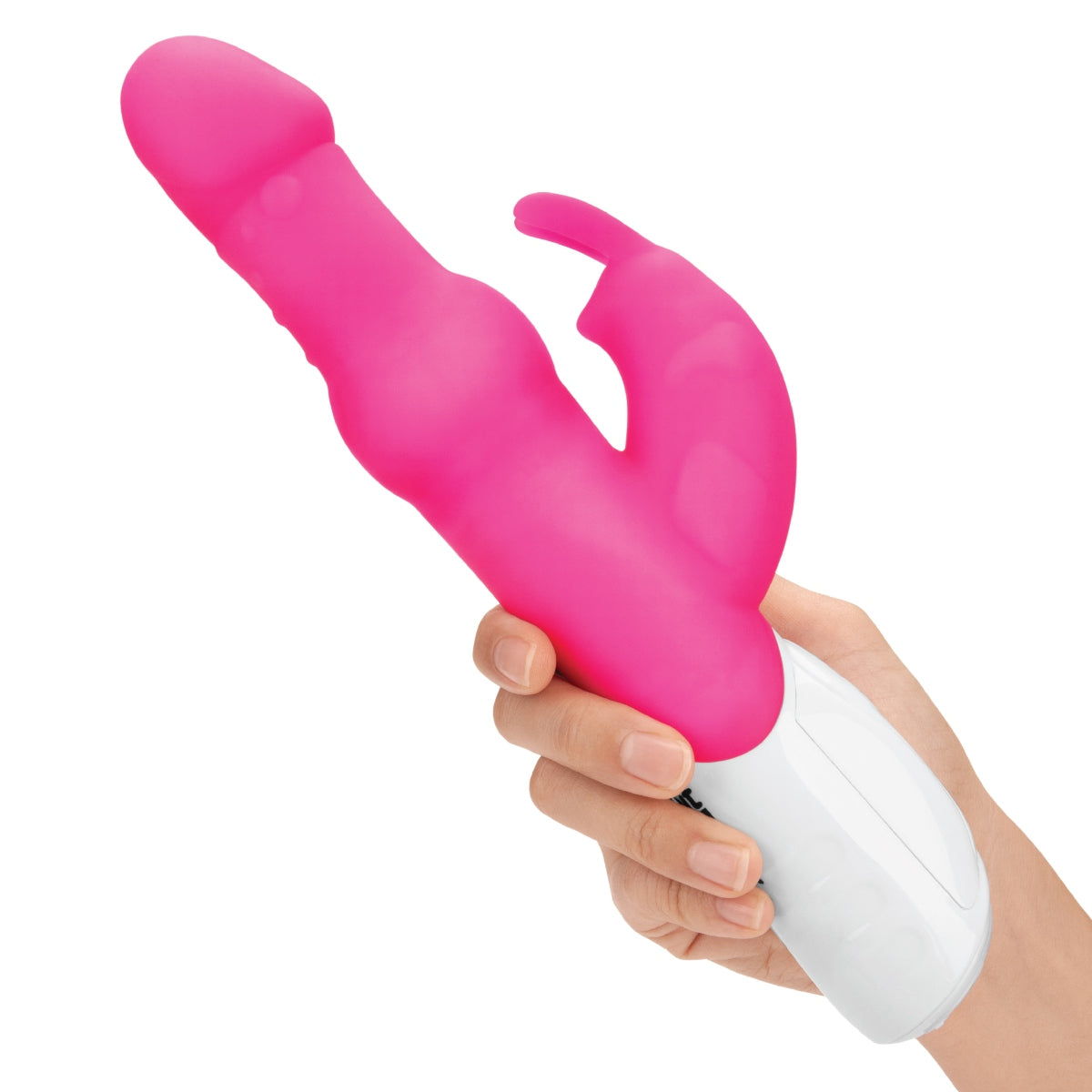 Rabbit Vibrator Rabbit Essentials RR Rechargeable Pleasure Pearls Rabbit  | Hot Pink    | Awaken My Sexuality