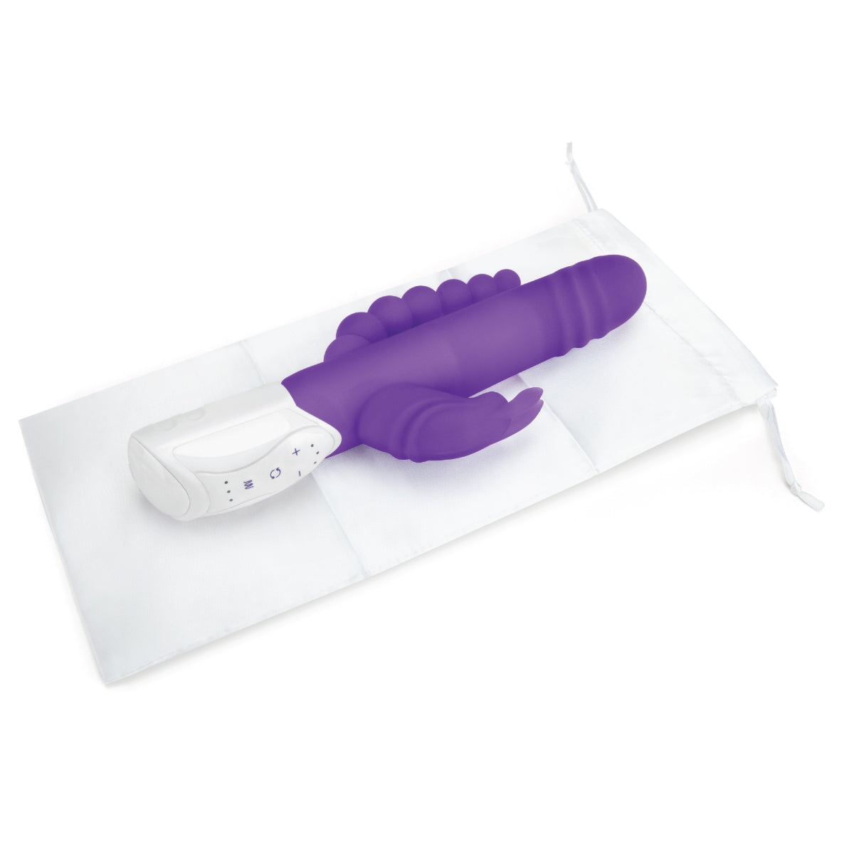 Rabbit Vibrator Rabbit Essentials RR Rechargeable Double Penetration Rabbit |Purple    | Awaken My Sexuality