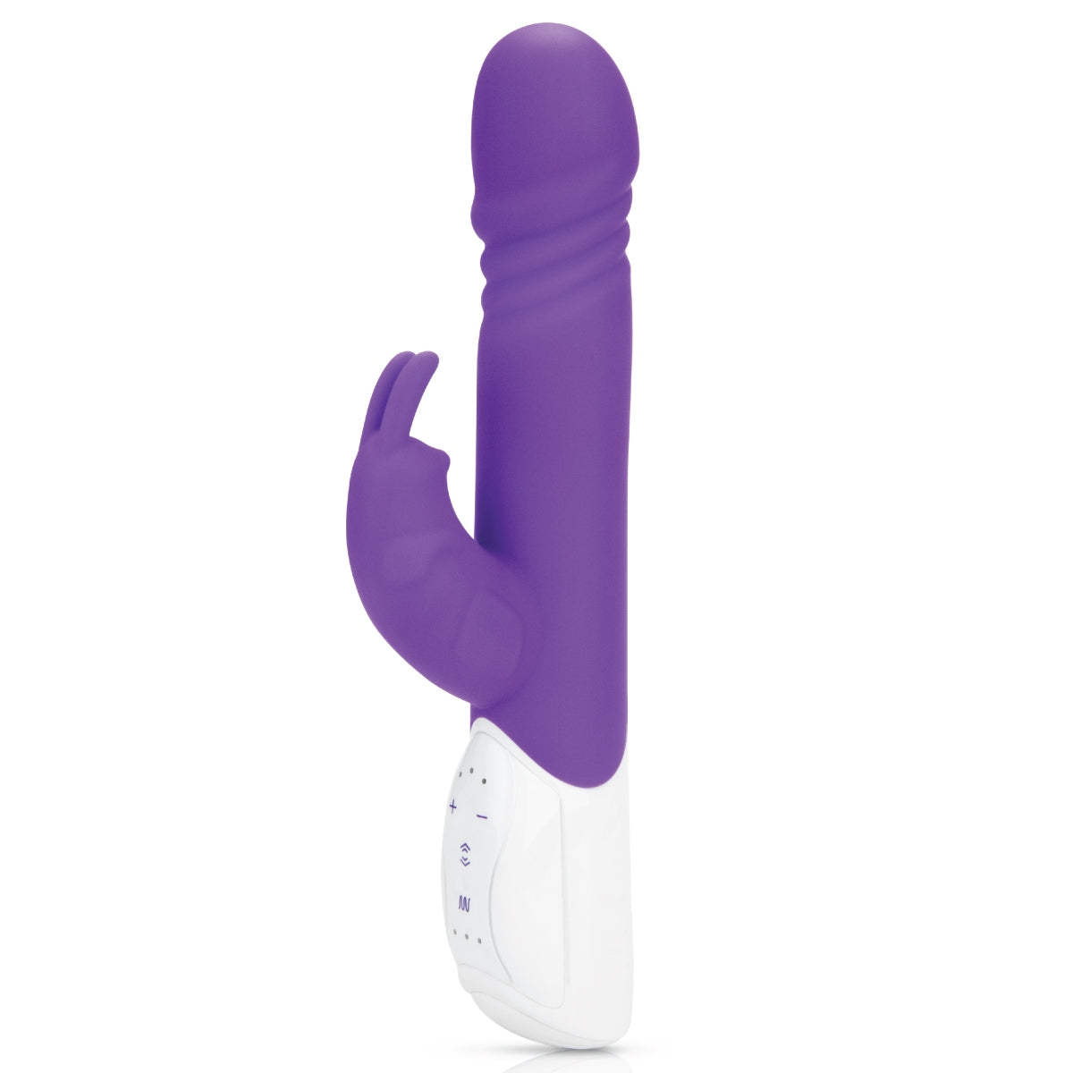 Rabbit Vibrator Rabbit Essentials RR Rechargeable Thrusting Rabbit Vibrator | Purple    | Awaken My Sexuality