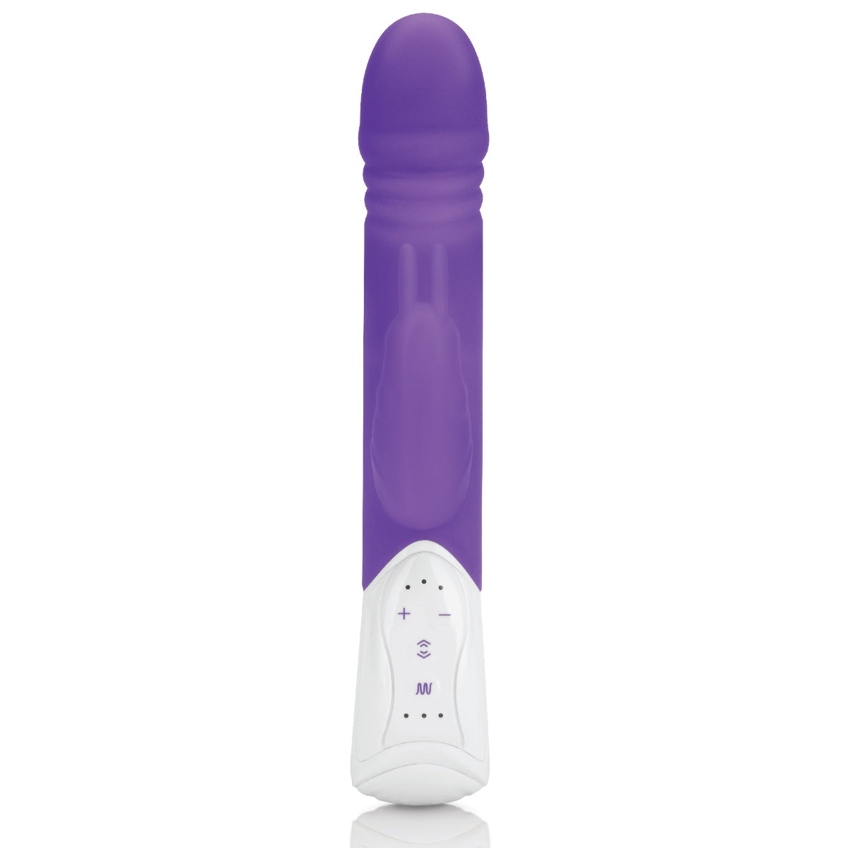 Rabbit Vibrator Rabbit Essentials RR Rechargeable Thrusting Rabbit Vibrator | Purple    | Awaken My Sexuality