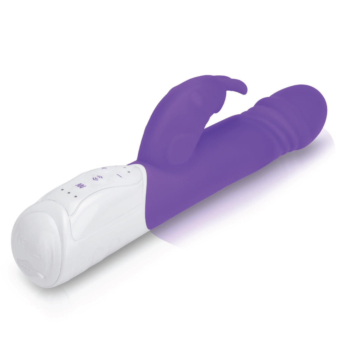 Rabbit Vibrator Rabbit Essentials RR Rechargeable Thrusting Rabbit Vibrator | Purple    | Awaken My Sexuality