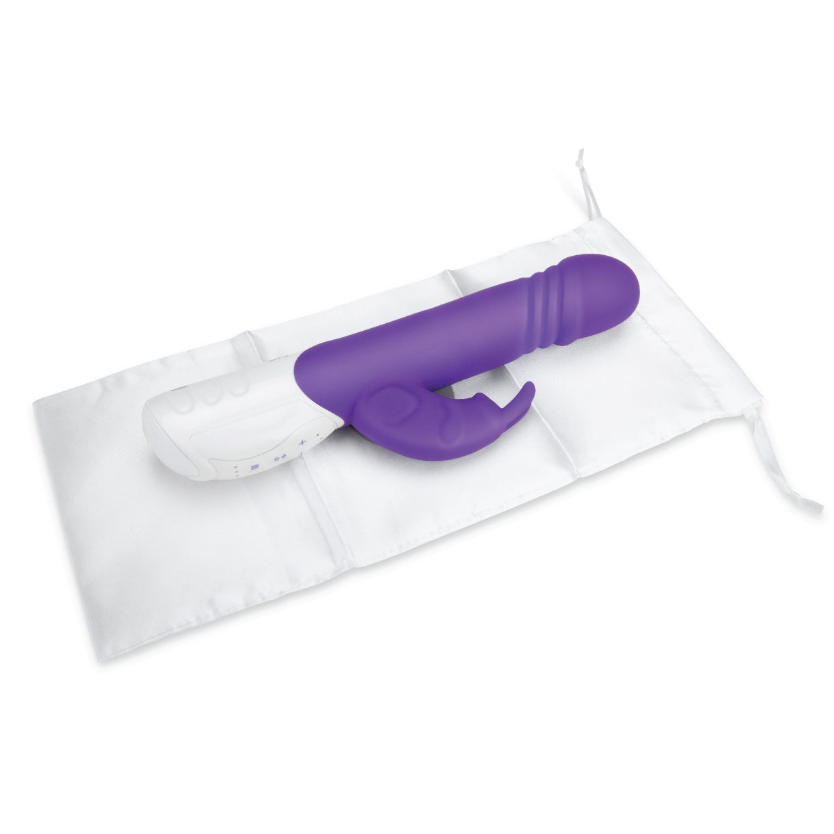 Rabbit Vibrator Rabbit Essentials RR Rechargeable Thrusting Rabbit Vibrator | Purple    | Awaken My Sexuality