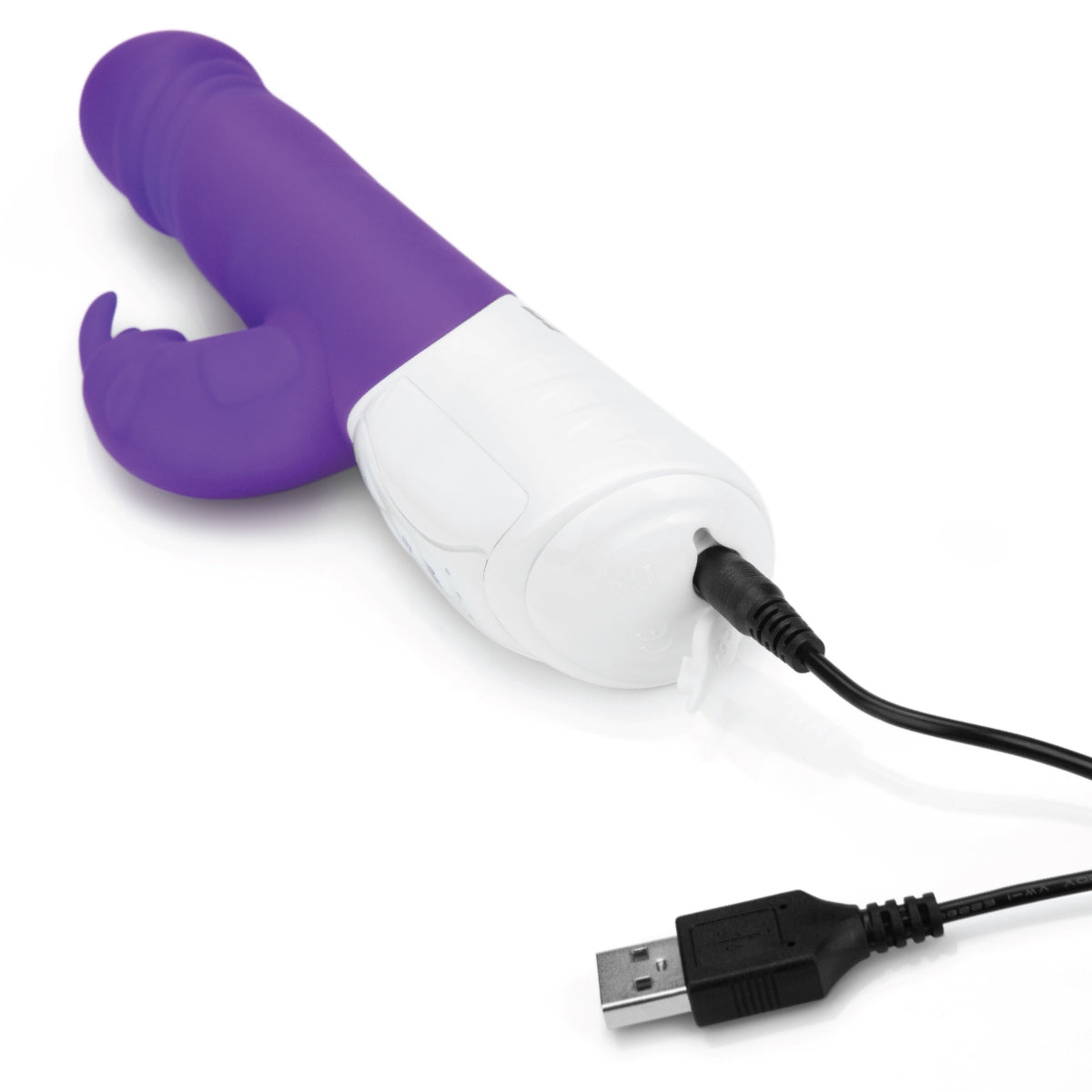 Rabbit Vibrator Rabbit Essentials RR Rechargeable Thrusting Rabbit Vibrator | Purple    | Awaken My Sexuality