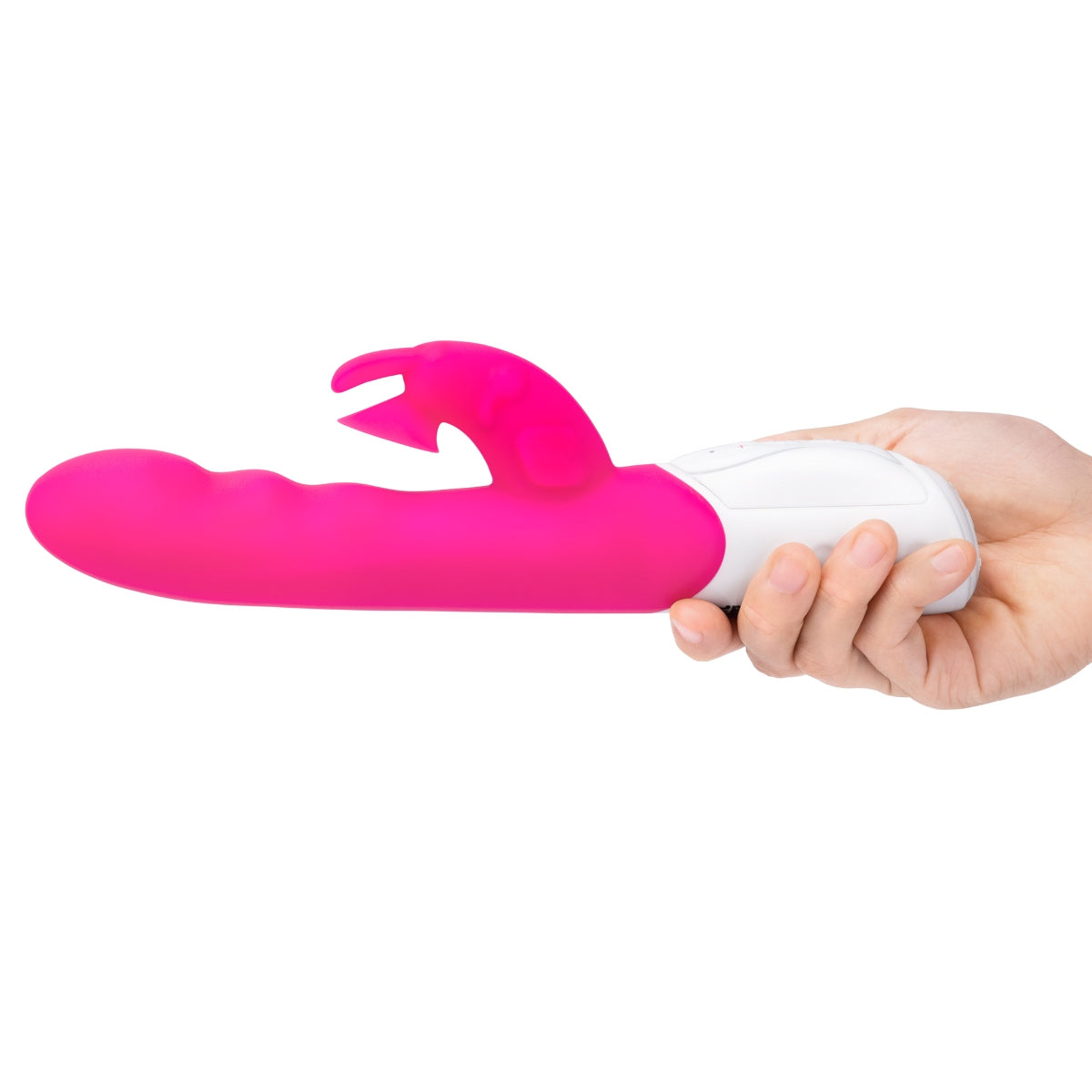 Rabbit Vibrator Rabbit Essentials RR Rechargeable Clitoral Suction Rabbit Vibrator | Hot Pink    | Awaken My Sexuality