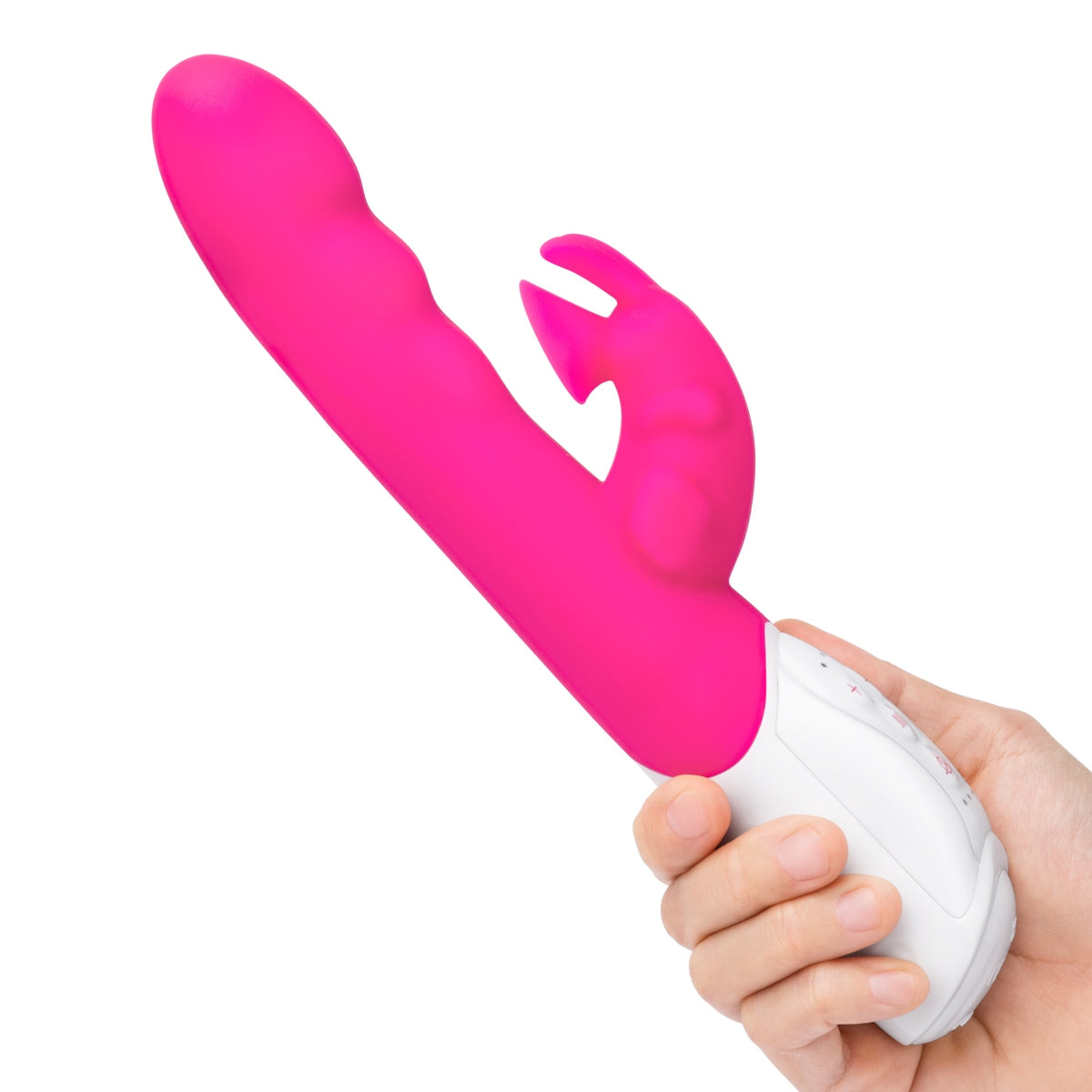 Rabbit Vibrator Rabbit Essentials RR Rechargeable Clitoral Suction Rabbit Vibrator | Hot Pink    | Awaken My Sexuality