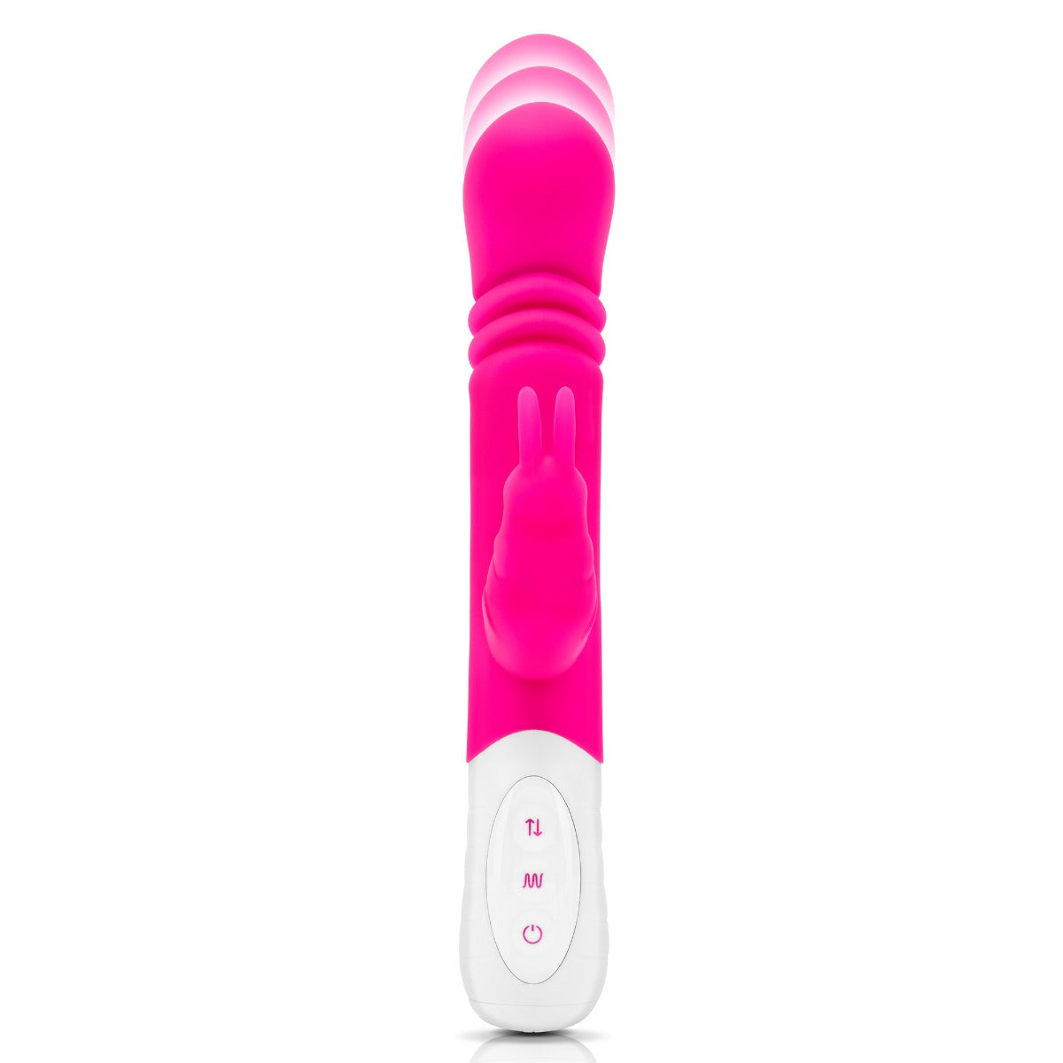 Rabbit Vibrator Rabbit Essentials | Rechargeable Slim Shaft thrusting G Spot Rabbit Vibrator Pink    | Awaken My Sexuality