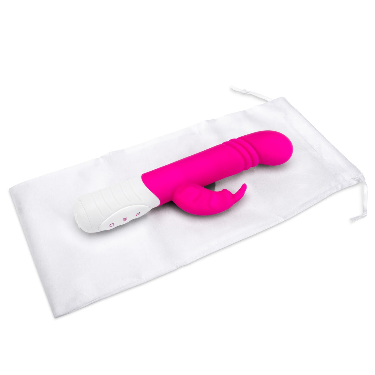 Rabbit Vibrator Rabbit Essentials | Rechargeable Slim Shaft thrusting G Spot Rabbit Vibrator Pink    | Awaken My Sexuality