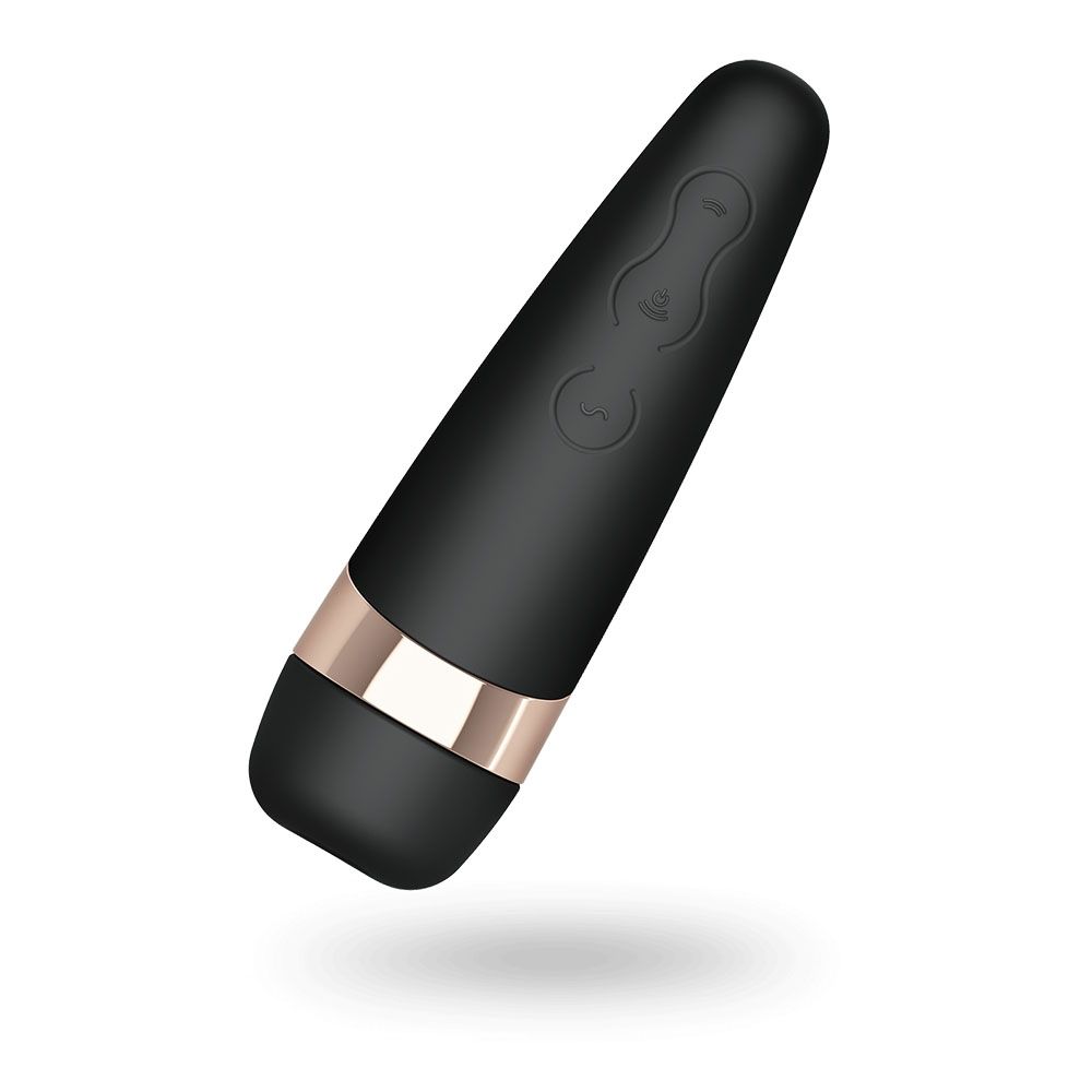 Clitoral Stimulation Satisfyer | Pro 3 Plus Vibrator Black/Gold    | Awaken My Sexuality