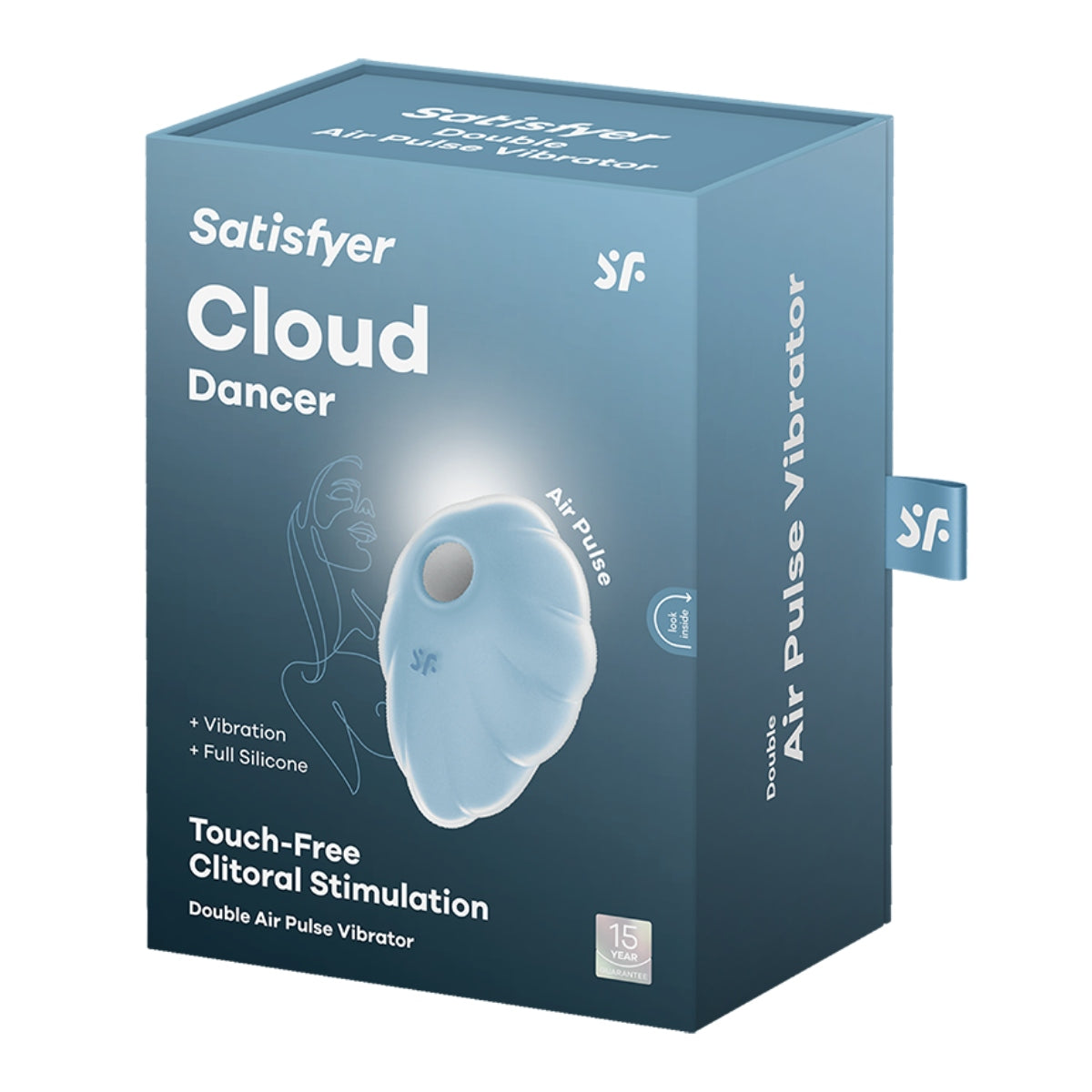  Satisfyer | Cloud Dancer Touch Free Clitoral Stimualtion - Blue    | Awaken My Sexuality