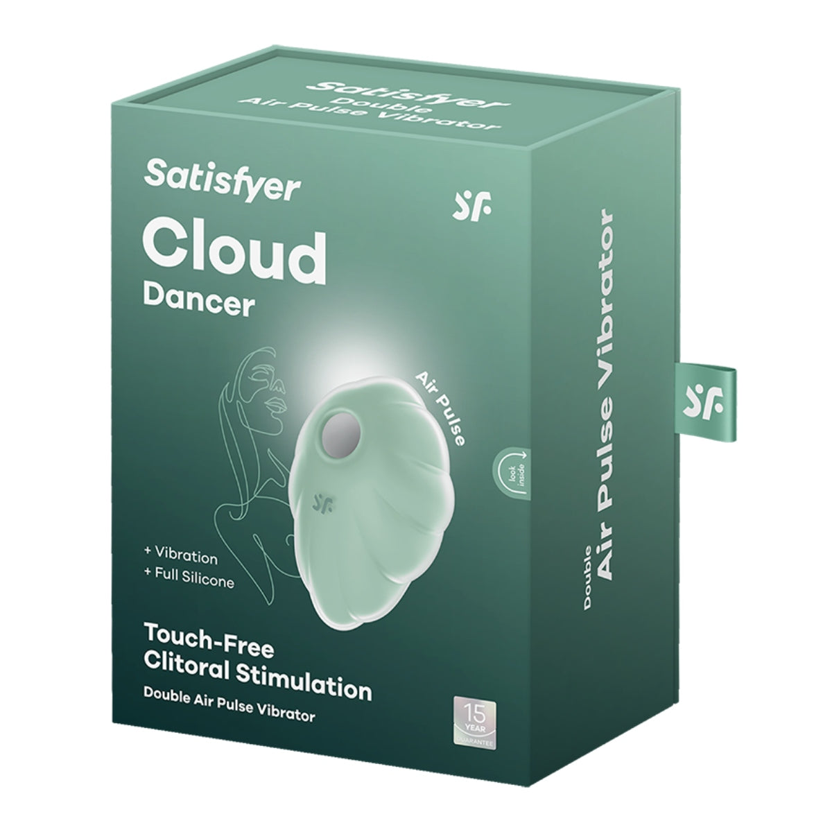  Satisfyer | Cloud Dancer Touch Free Clitoral Stimualtion - Mint    | Awaken My Sexuality