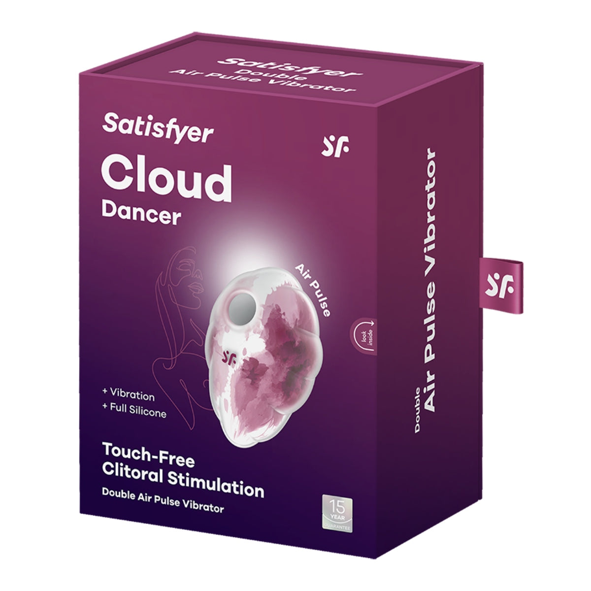  Satisfyer | Cloud Dancer Touch Free Clitoral Stimualtion - Red Print    | Awaken My Sexuality