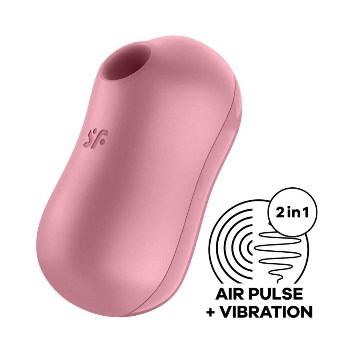 Clitoral Stimulation Satisfyer Cotton Candy Air Pulse Vibrator | Light Red    | Awaken My Sexuality