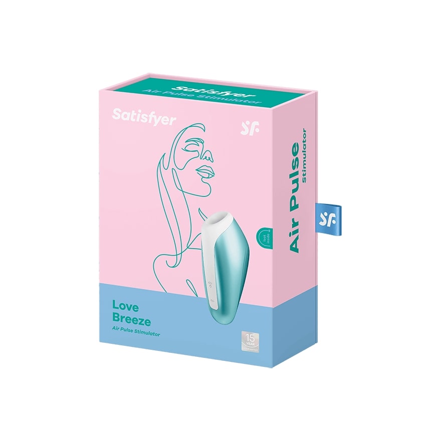 Clitoral Stimulation Satisfyer | Love Breeze Air-Pulse Clitoris Stimulator - Ice Blue    | Awaken My Sexuality