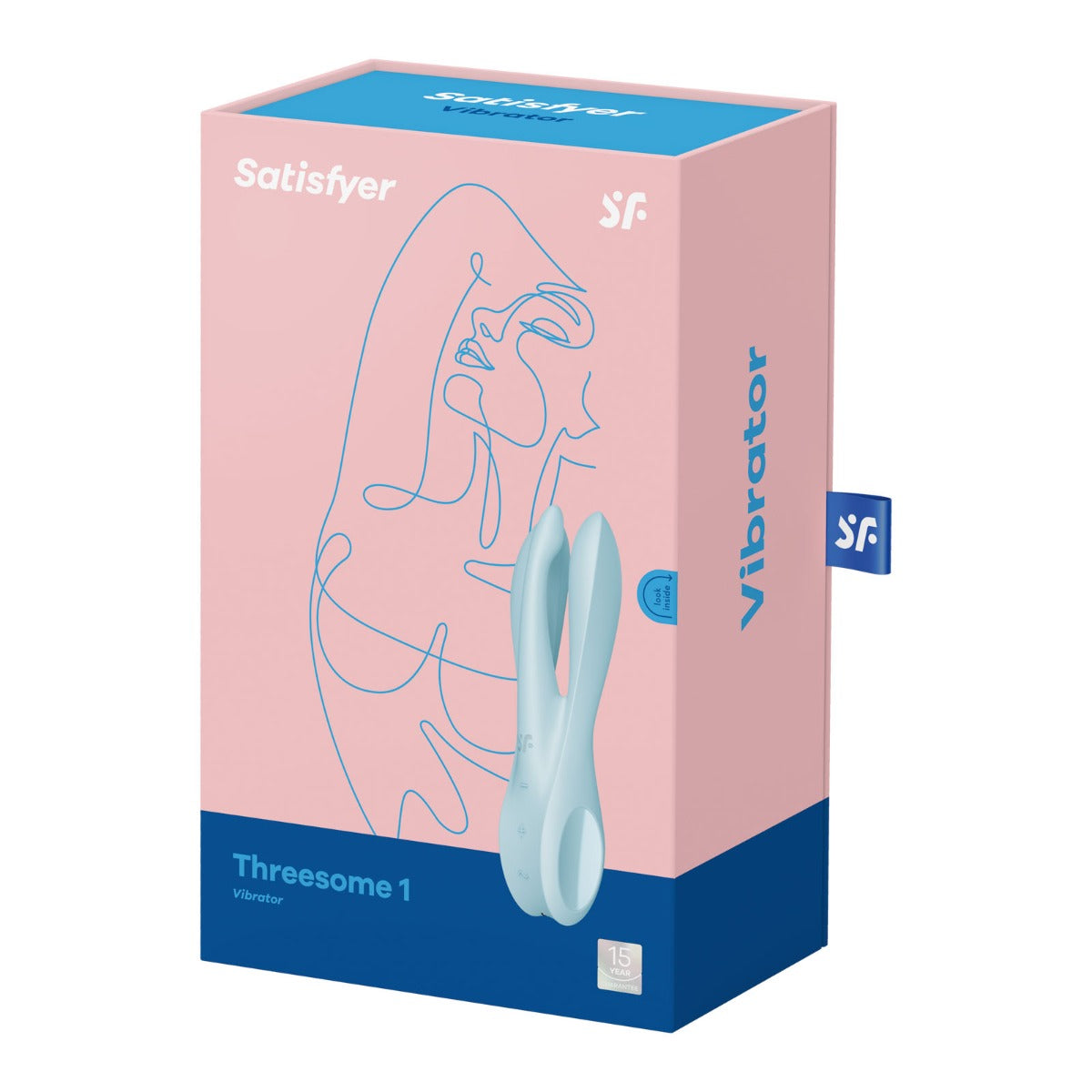 Multi Vibrator Satisfyer | Threesome 1 Vibrator - Light Blue    | Awaken My Sexuality