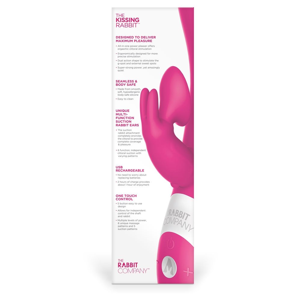 Rabbit Vibrator The Rabbit Company | Kissing Rabbit Hot Pink    | Awaken My Sexuality