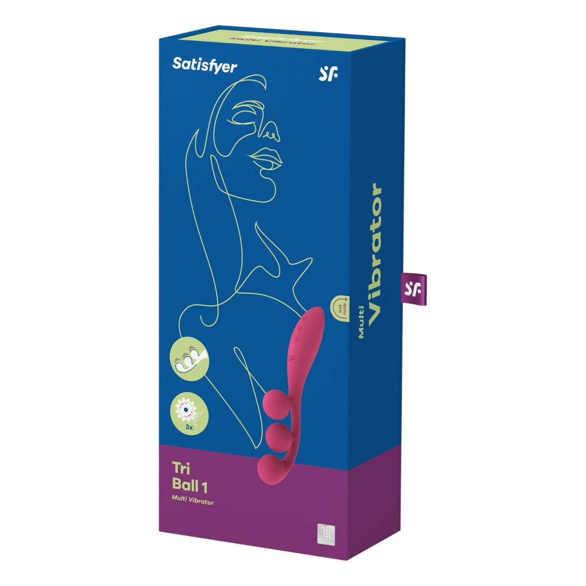 Multi Vibrator Satisfyer | Tri Ball 1 - Red    | Awaken My Sexuality