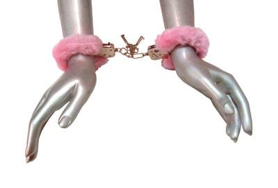 Handcuffs Frisky | Fur Handcuffs Caught In Candy - Pink    | Awaken My Sexuality