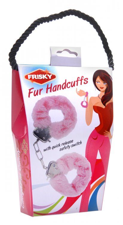 Frisky | Fur Handcuffs Caught In Candy - Pink